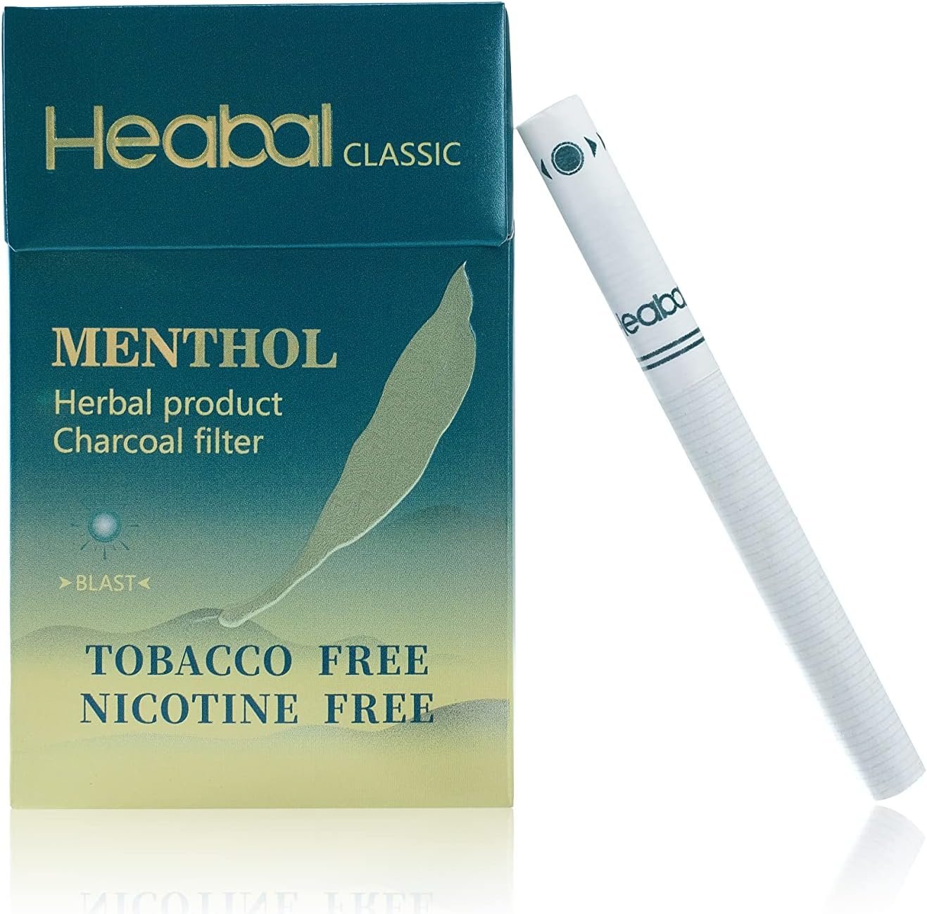 71kUUInrDyL._AC_SL1500_.jpg HEABAL Herbal Cigarettes – Tobacco Free, Nicotine Free – Menthol - Image 1